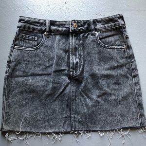 Black acid wash Jean skirt pacsun 27 4 high waist